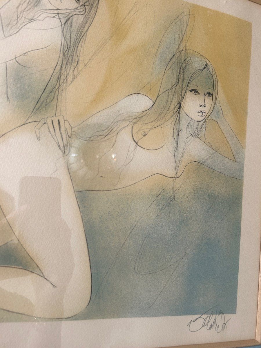 photo furniture Jean Baptiste Valadié, Nudes, Artist's Proof, 1980s, Lithograph