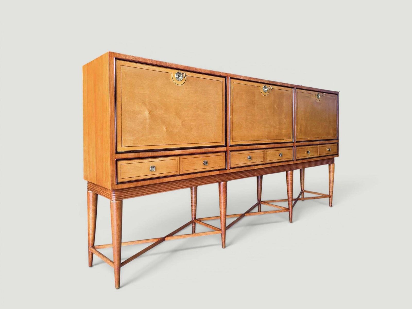 Italian Mid Century Sideboard Or Bar Cabinet , 1950s photo Furniture
