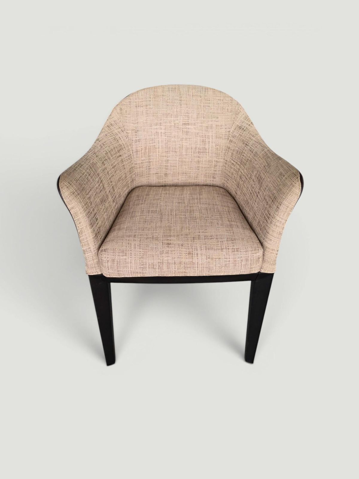 photo vintage Set Of 4 Giorgetti “Normal” Armchair By Massimo Scolari, Leather & Fabric, Italy