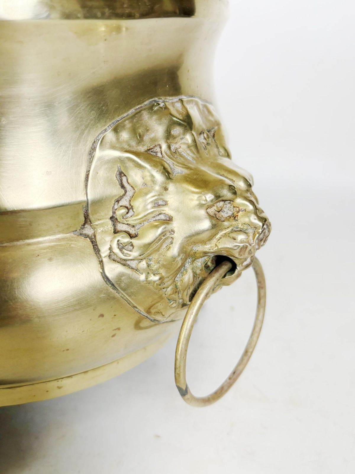 Champagne Cooler Plant Stand, Brass, France, 1950 photo vinterior