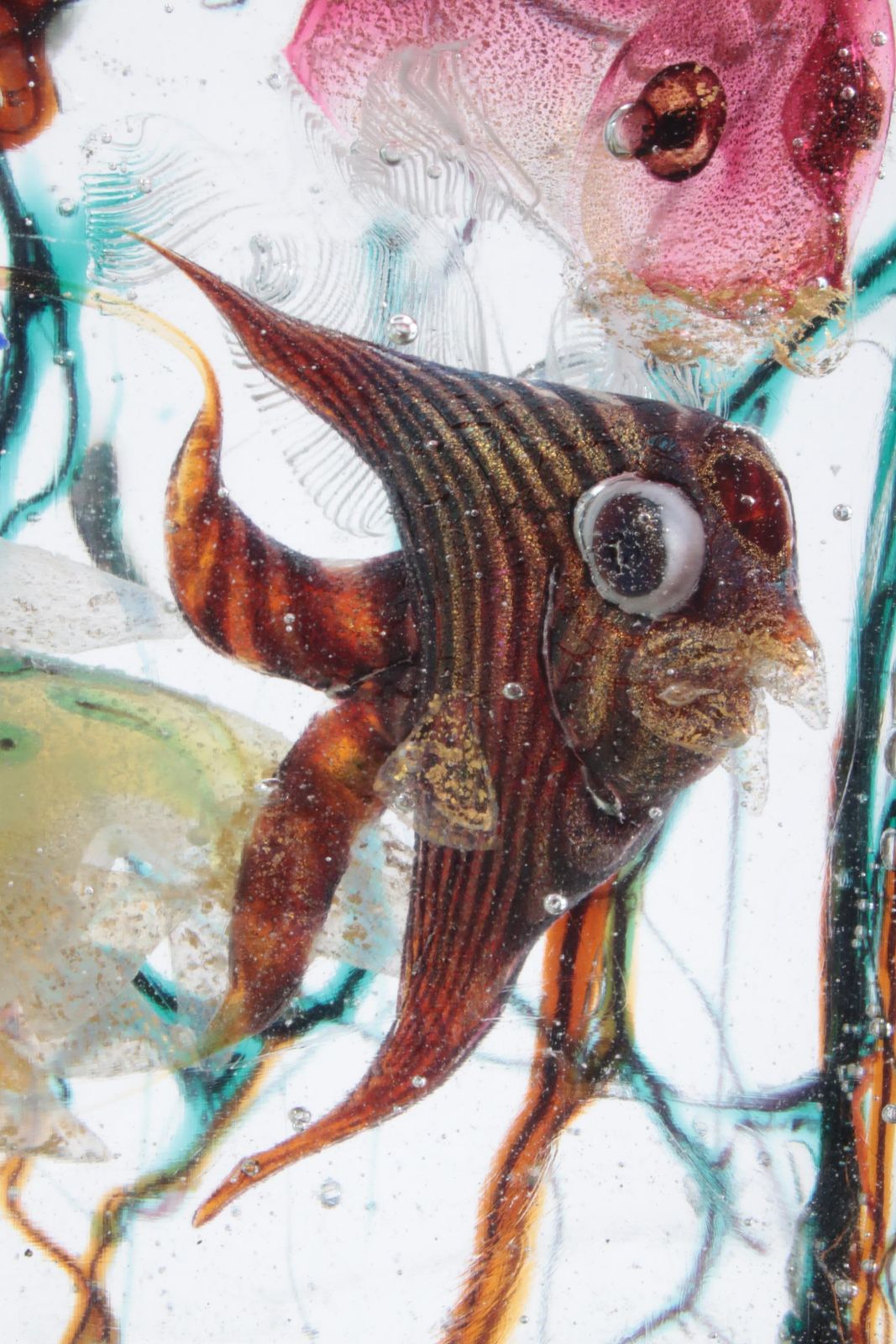 photo furniture Murano Glass Aquarium Sculpture By Alfredo Barbini, Italy, 1960s
