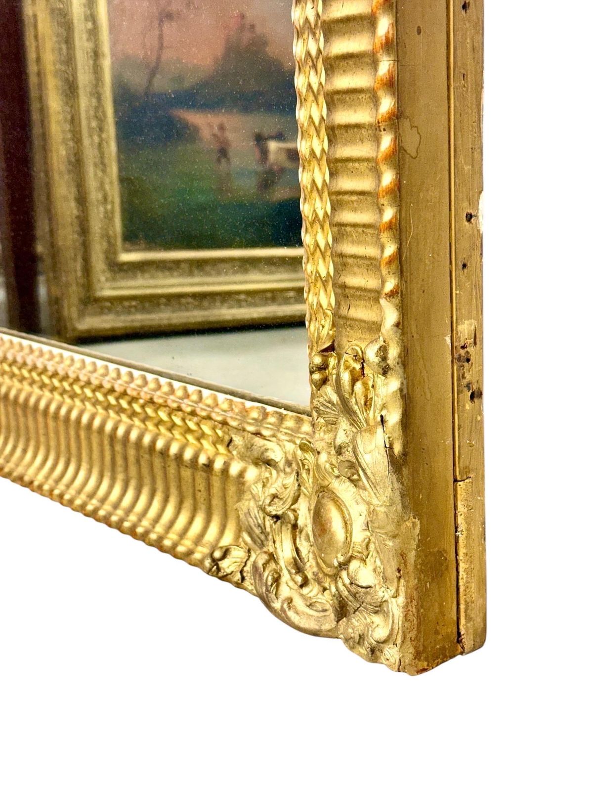 photo furniture 19th Century French Rectangular Giltwood Louis Philippe Mirror