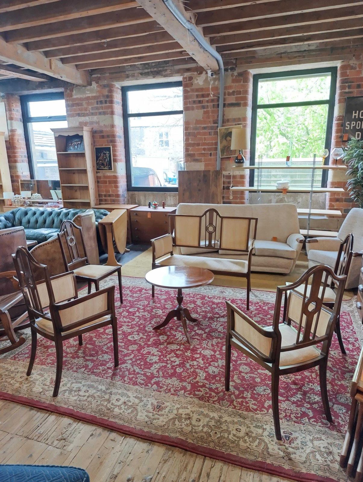 Edwardian Mahogany Salon Suite | Mother Of Pearl Inlay | Early 20th Century photo Furniture