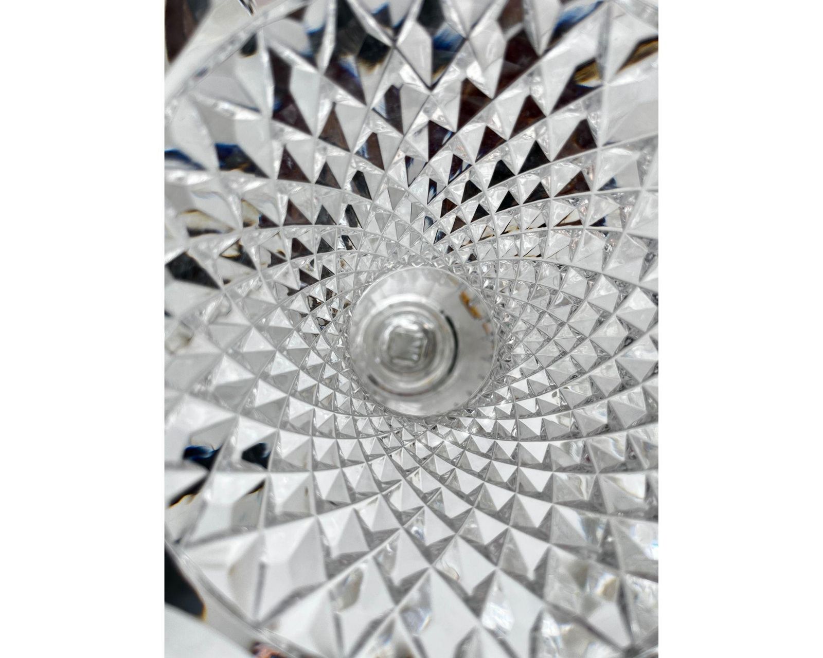 Cut Crystal Vase | Baccarat Style | Mounted Base photo buy