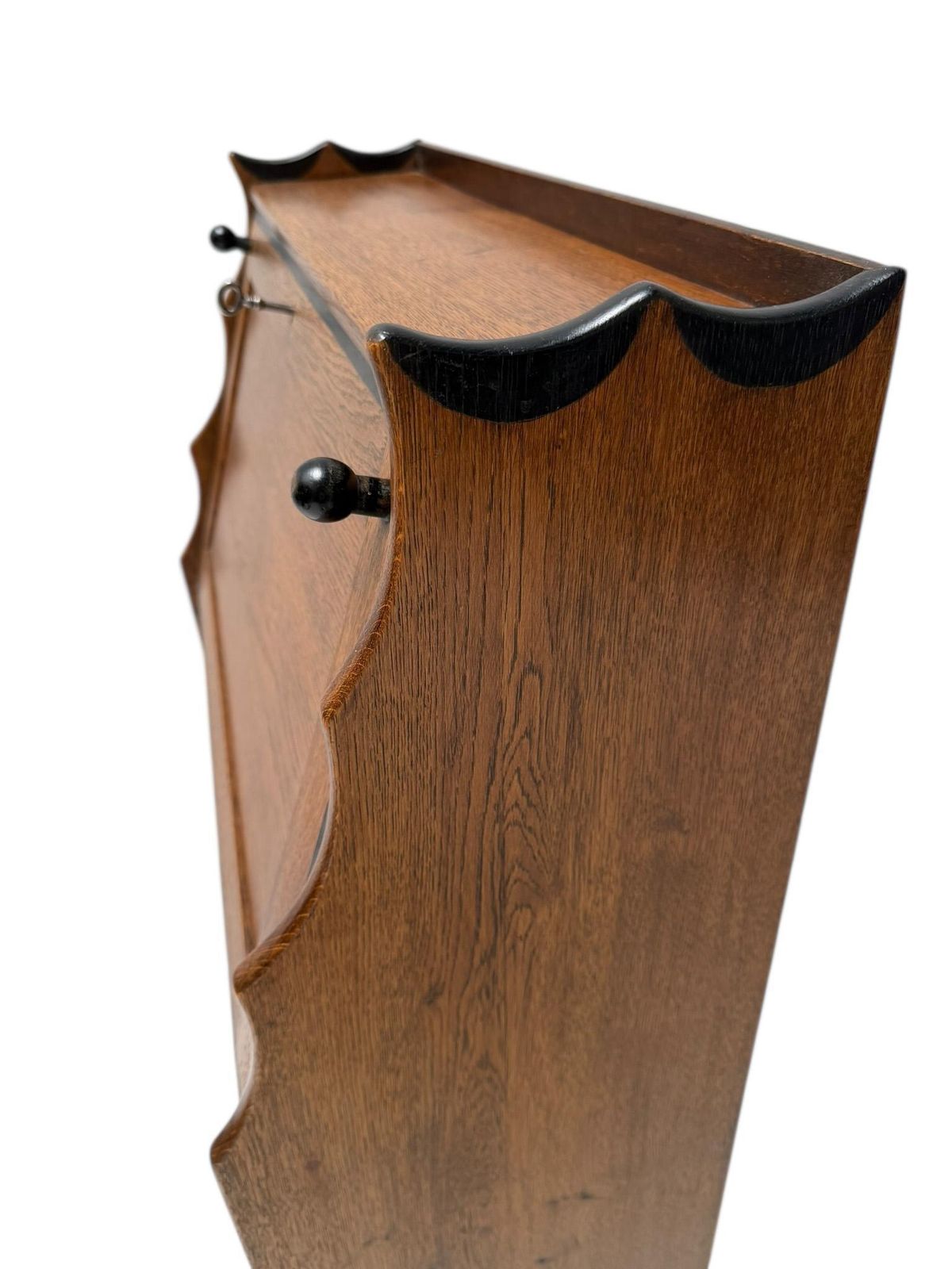 photo for sale Art Deco Amsterdamse School Drop Leaf Desk By Willem Penaat For Metz & Co.