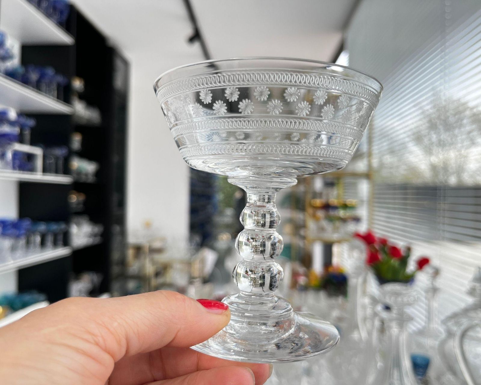 Baccarat Champagne Coupes | Hand Bowl Glass | 6pcs photo Woonaccessoires