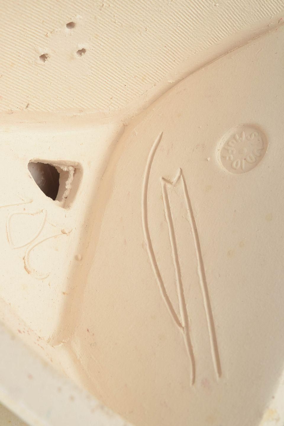 Christina Muff, artiste danoise contemporaine. Sculpture monumentale en grès. photo 1185.0