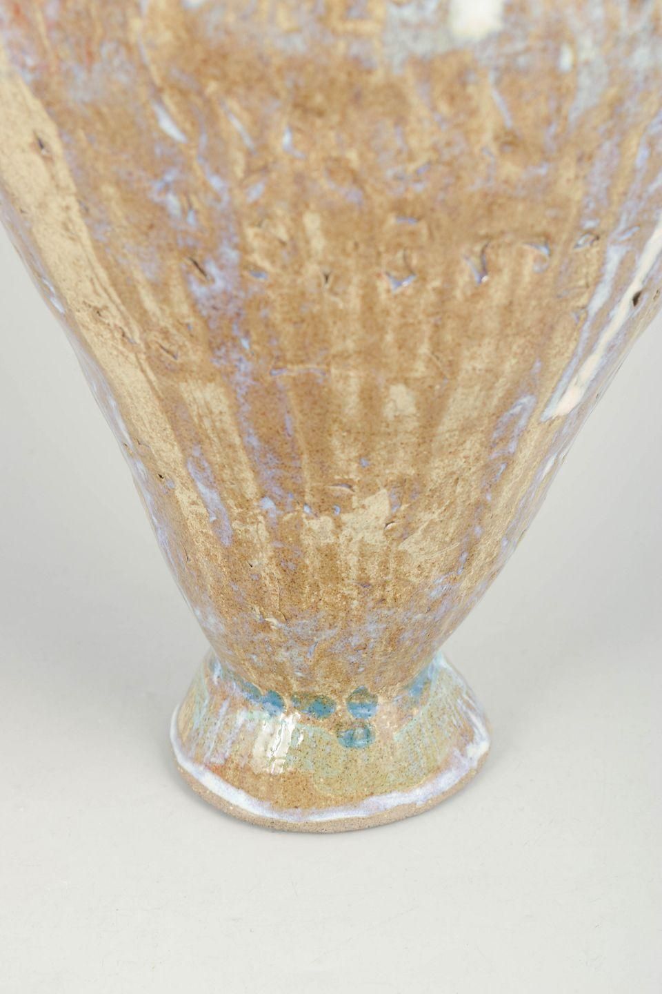 Grand vase en céramique de Christina Muff, artiste céramiste danoise contemporaine. photo 2073.0