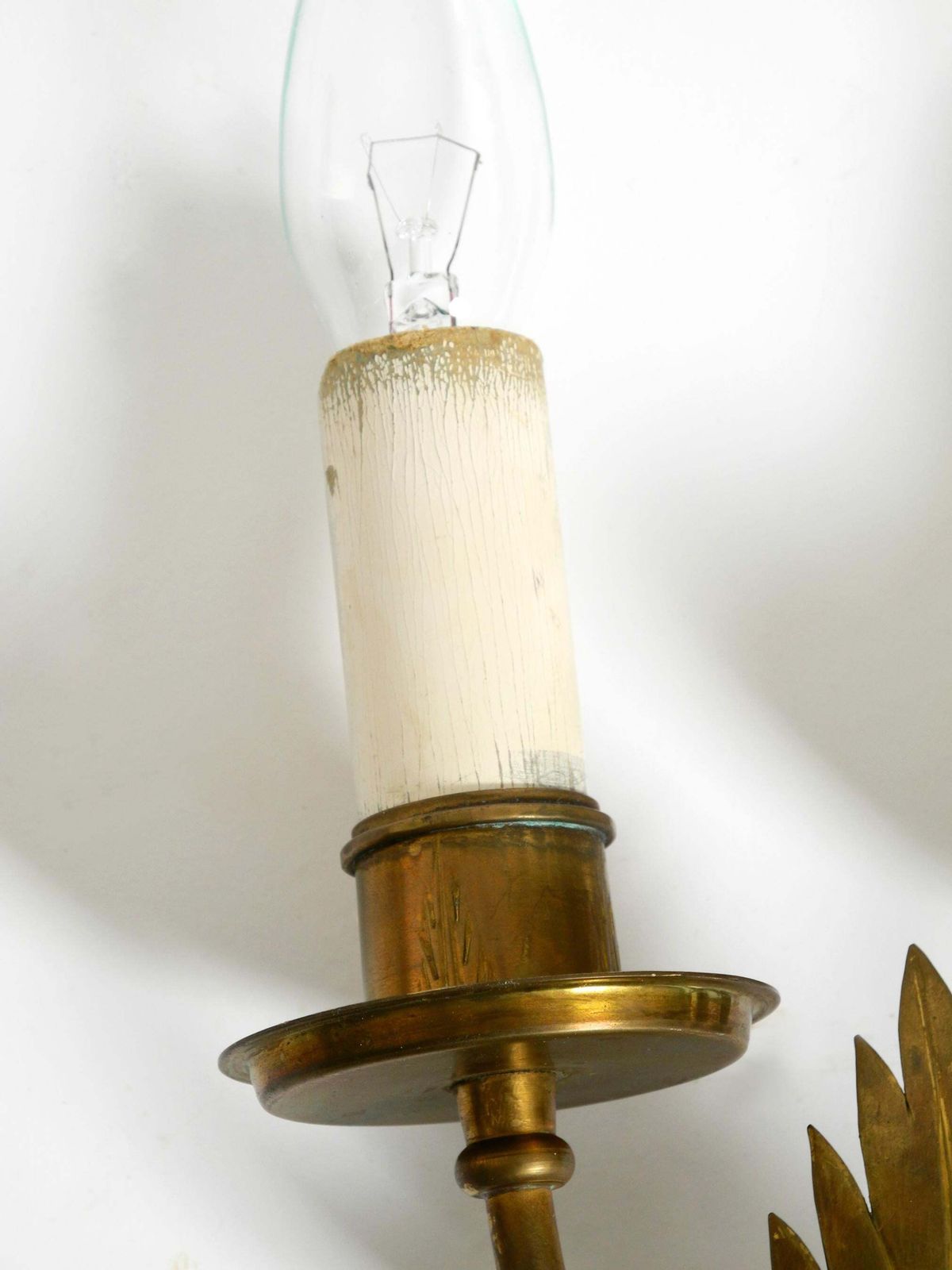 Lighting A Pair Of Rare, Mid Century Modern Brass Wall Lamps By Vereinigte Werkstätten photo