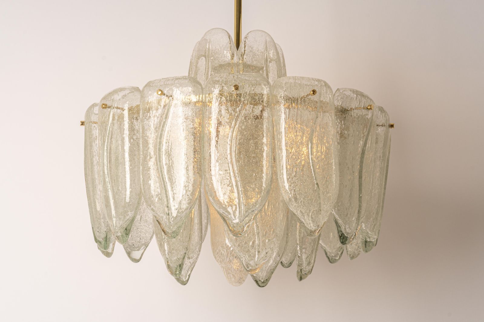 Stunning Murano Glass Chandelier By Doria, Germany, 1960s photo vinterior