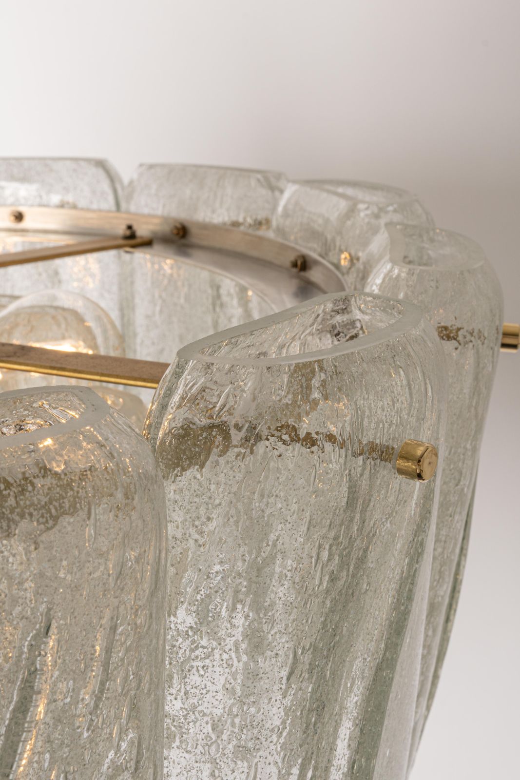 Stunning Murano Glass Chandelier By Doria, Germany, 1960s photo vintage