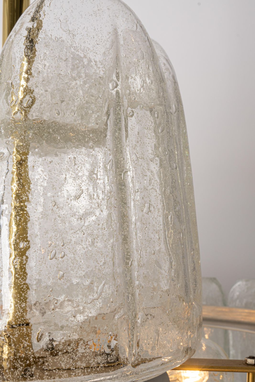 photo furniture Stunning Murano Glass Chandelier By Doria, Germany, 1960s