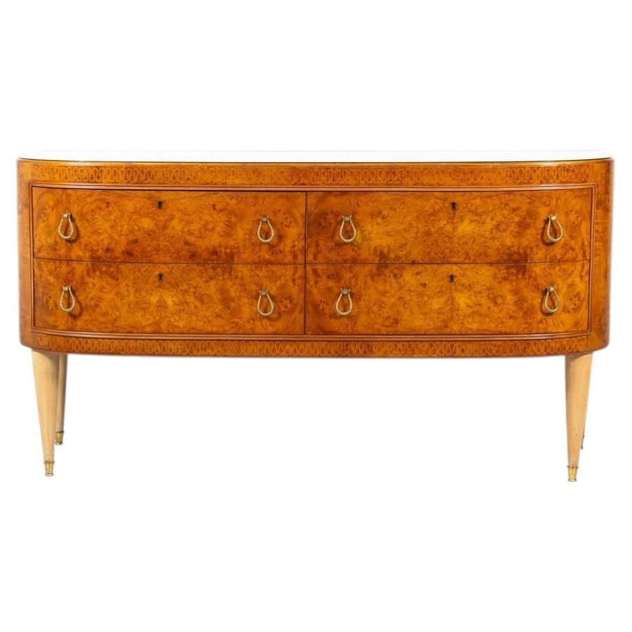 Mid Century Chest Of Drawers Attributed To Paolo Buffa, Italy, 1950s