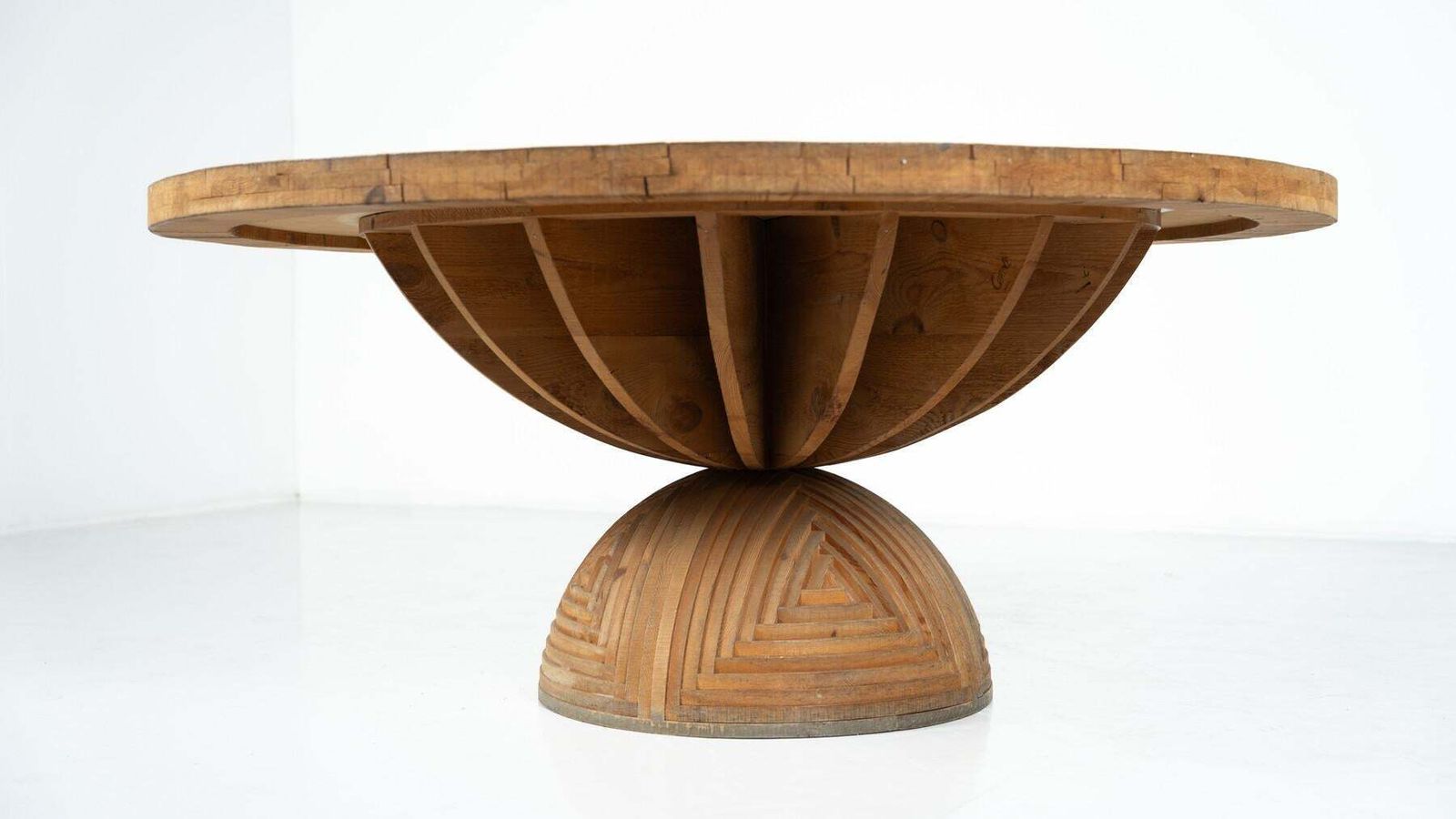 Rosa Dei Venti Table By Mario Ceroli, Mobili Nella Valle, Poltrona, 1970s photo for sale