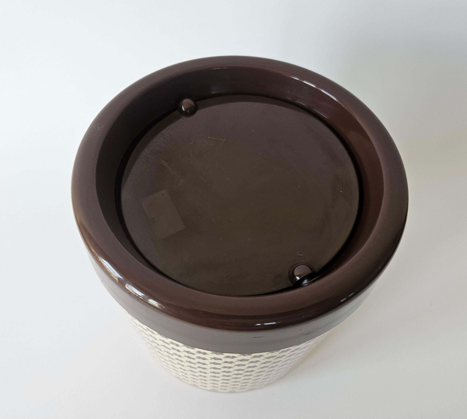 Rare Midcentury Desk Or Table Wastebasket Emsa, Germany, 1970s photo for sale