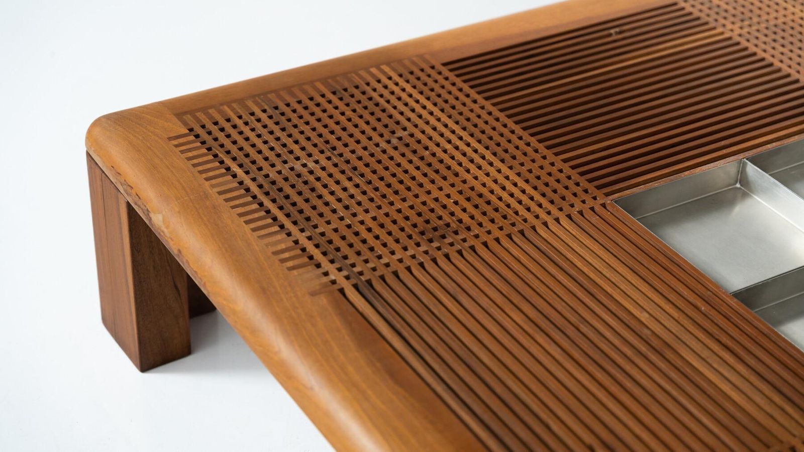 Mid Century Modern Large Italian Coffee Table By Silvio Coppola, 1970s photo buy