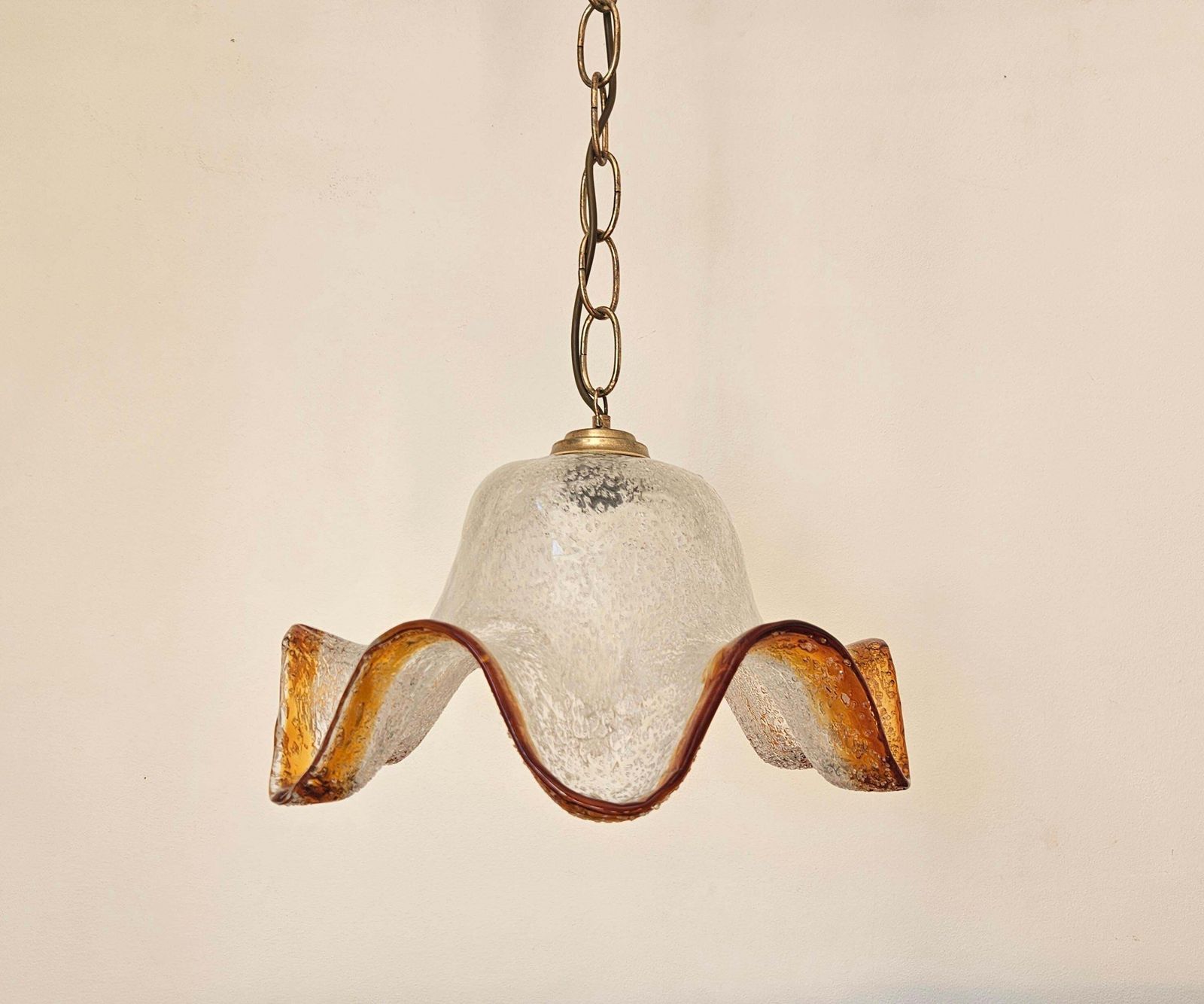 Midcentury Rare Chandelier Mazzega, Murano Glass, Italy, 1970s photo buy