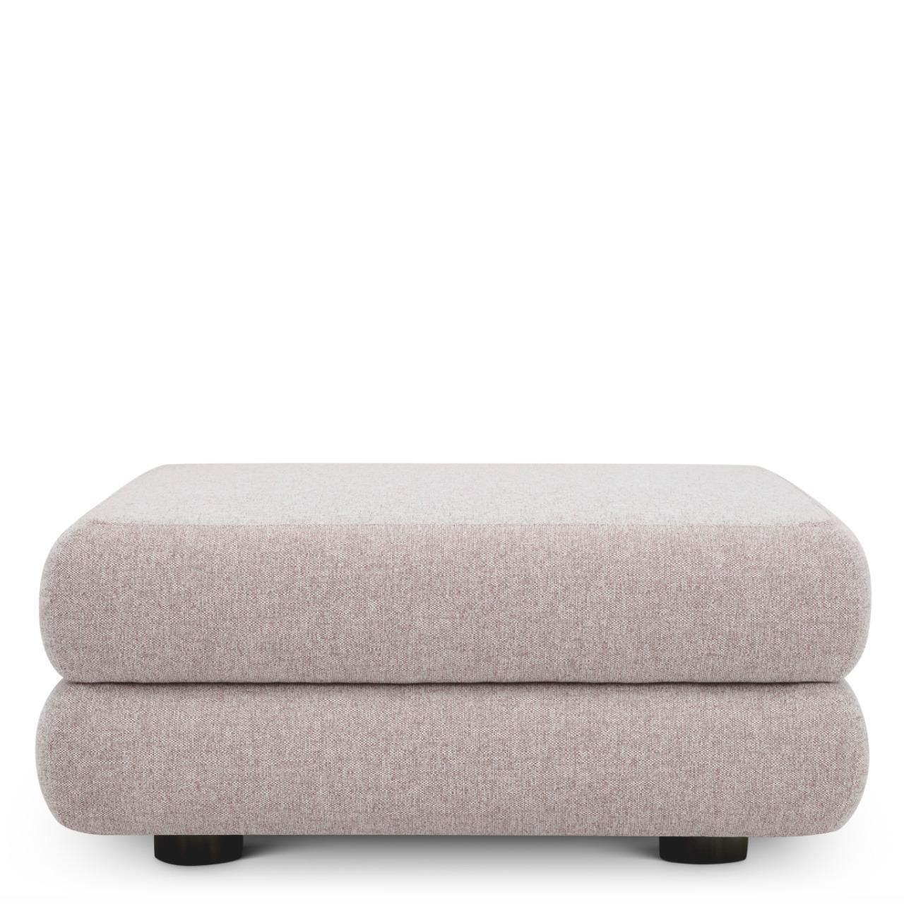 Outdoor Modular Sofa Ottoman Mauritius Light Grey photo for sale