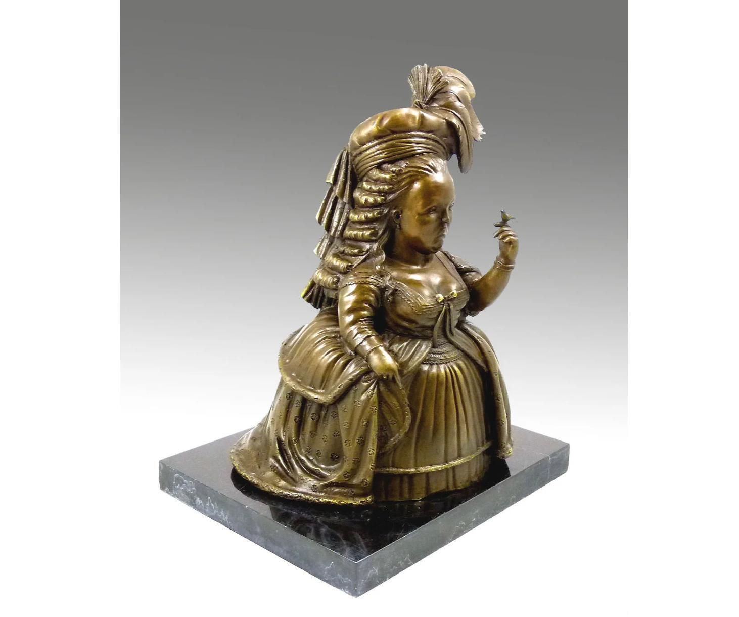 Marie Antoinette Sculpture In Bronze, Contemporary Style, 20th Century photo for sale