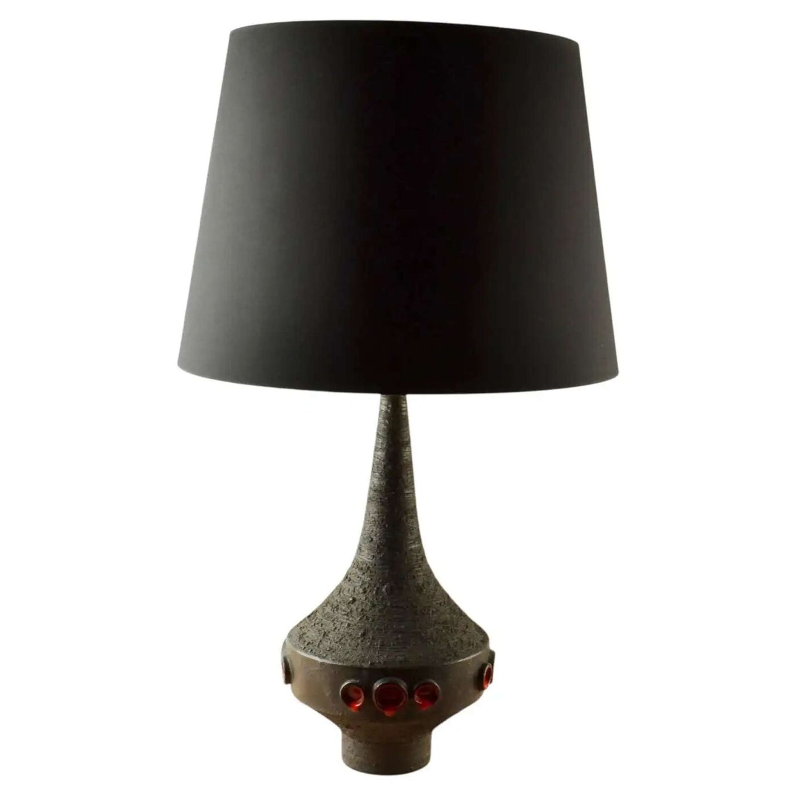 Studio Art Ceramic Table Lamp By Rogier Vande Weghe For Perignem 1960s