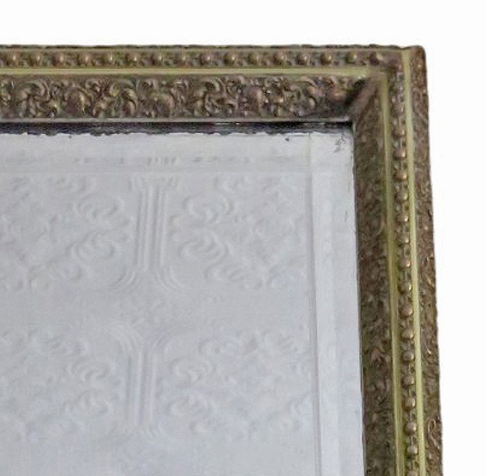 Antique C.1910 Gilt Full Length Floor/ Wall Dressing Mirror – Fine Quality photo 1397.0