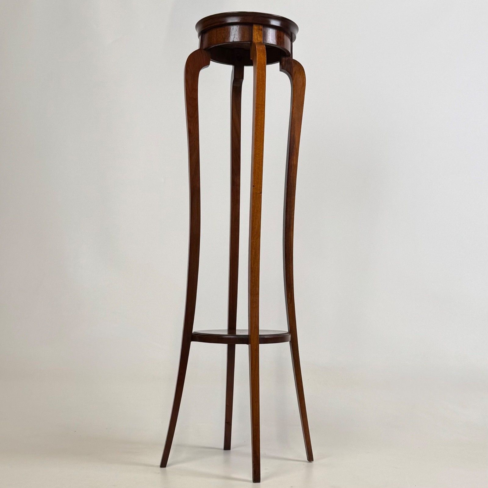 Antique 20th Century Edwardian Plant Stand In Mahogany ( Af 5534 ) photo 365.0