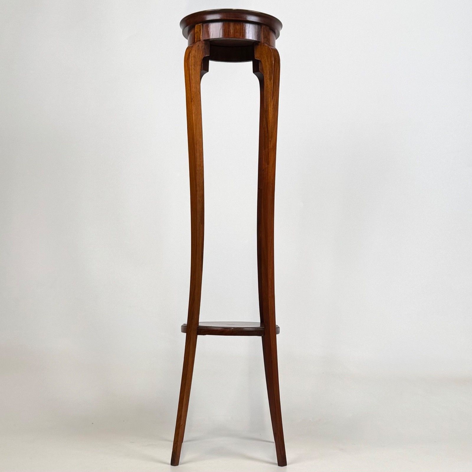 Antique 20th Century Edwardian Plant Stand In Mahogany ( Af 5534 ) photo vinterior