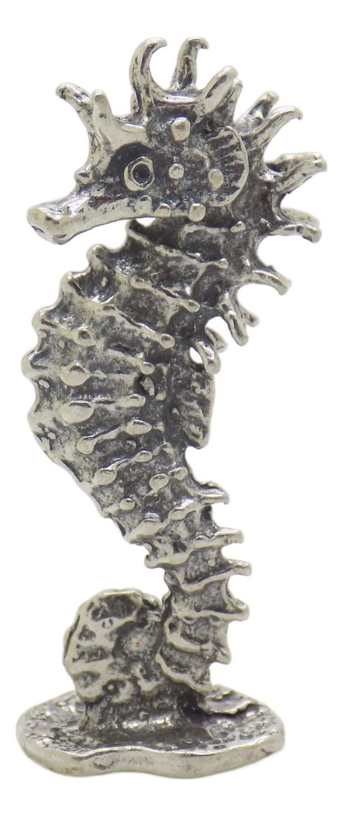 Vintage Italian Handmade Silver Seahorse Miniature, 1970s