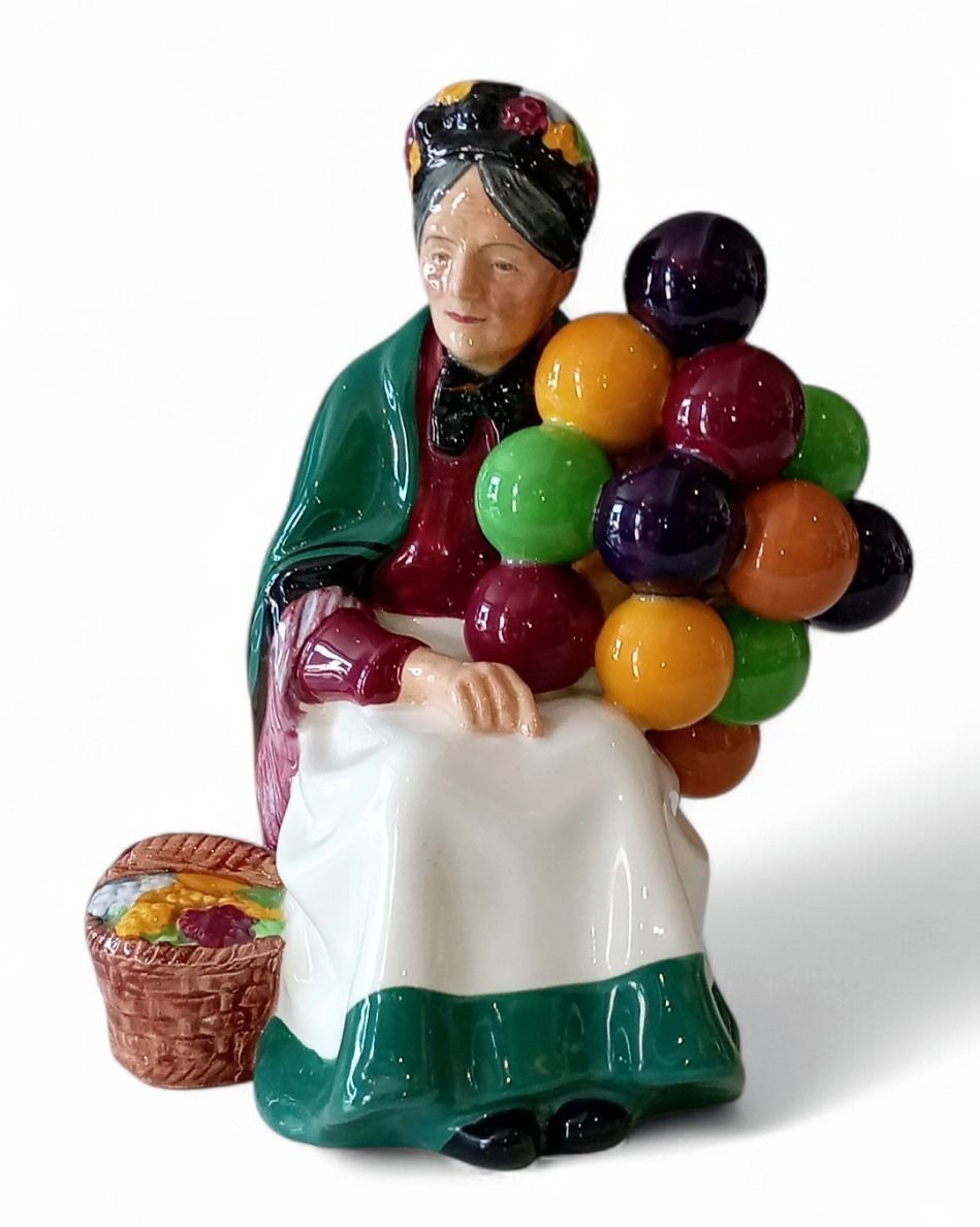 Old Balloon Seller Royal Doulton Hn1315 (Boxed Free Post). Ref 5372  £57.95