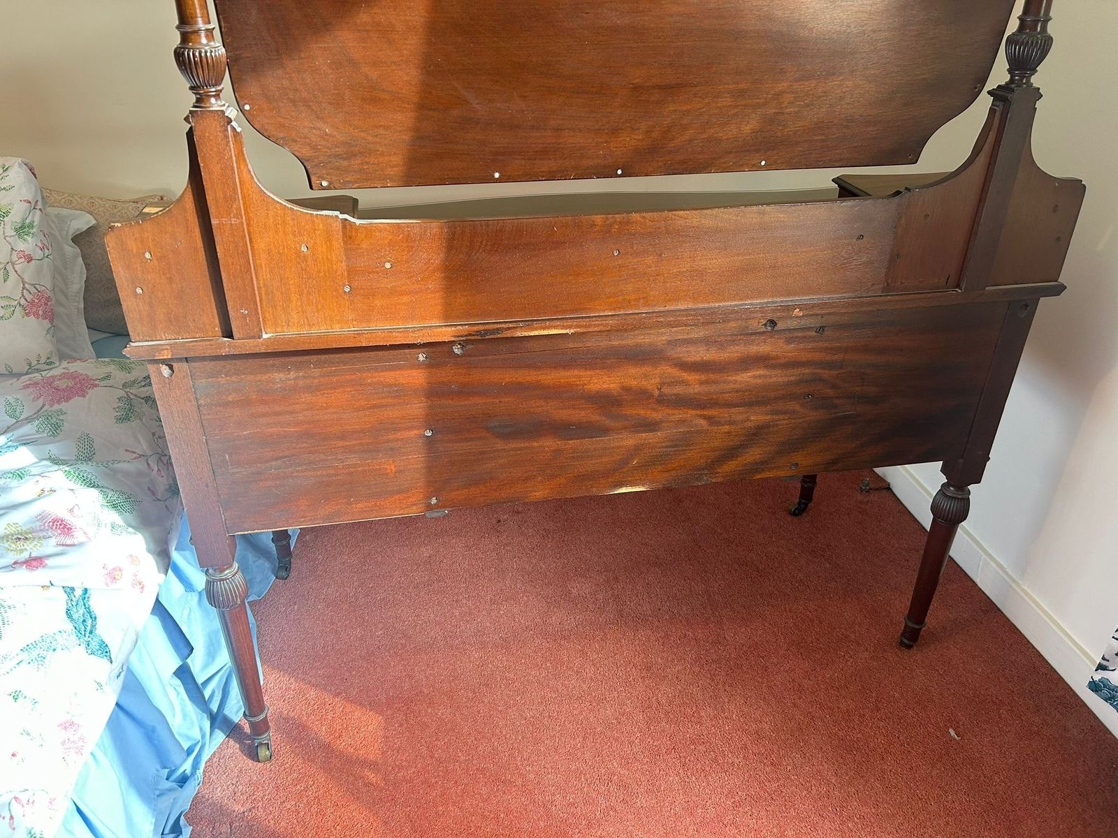 Furniture Edwardian Mahogany Dressing Table photo