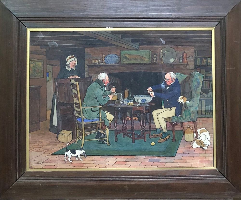 Cecil Aldin (1870 1935) ‘Bowl Of Punch’
