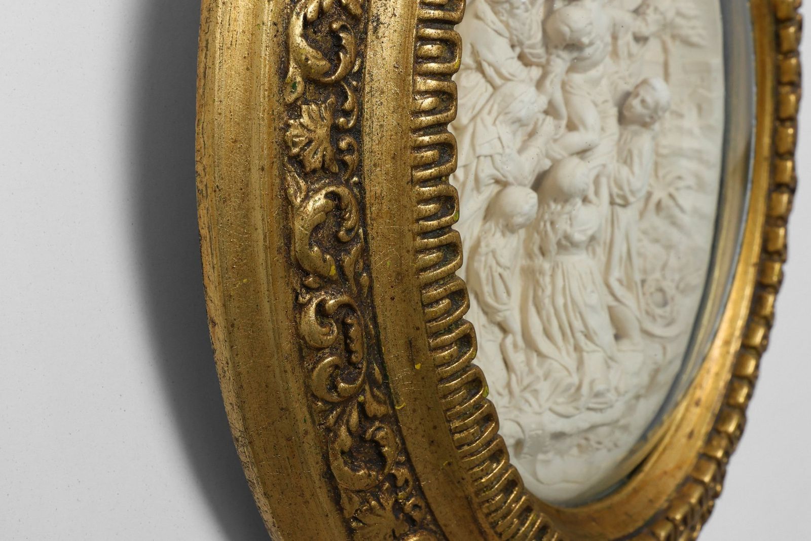 E. Cassier After Rubens, The Descent From The Cross Bas Relief, 1800s, Pipe Clay photo buy