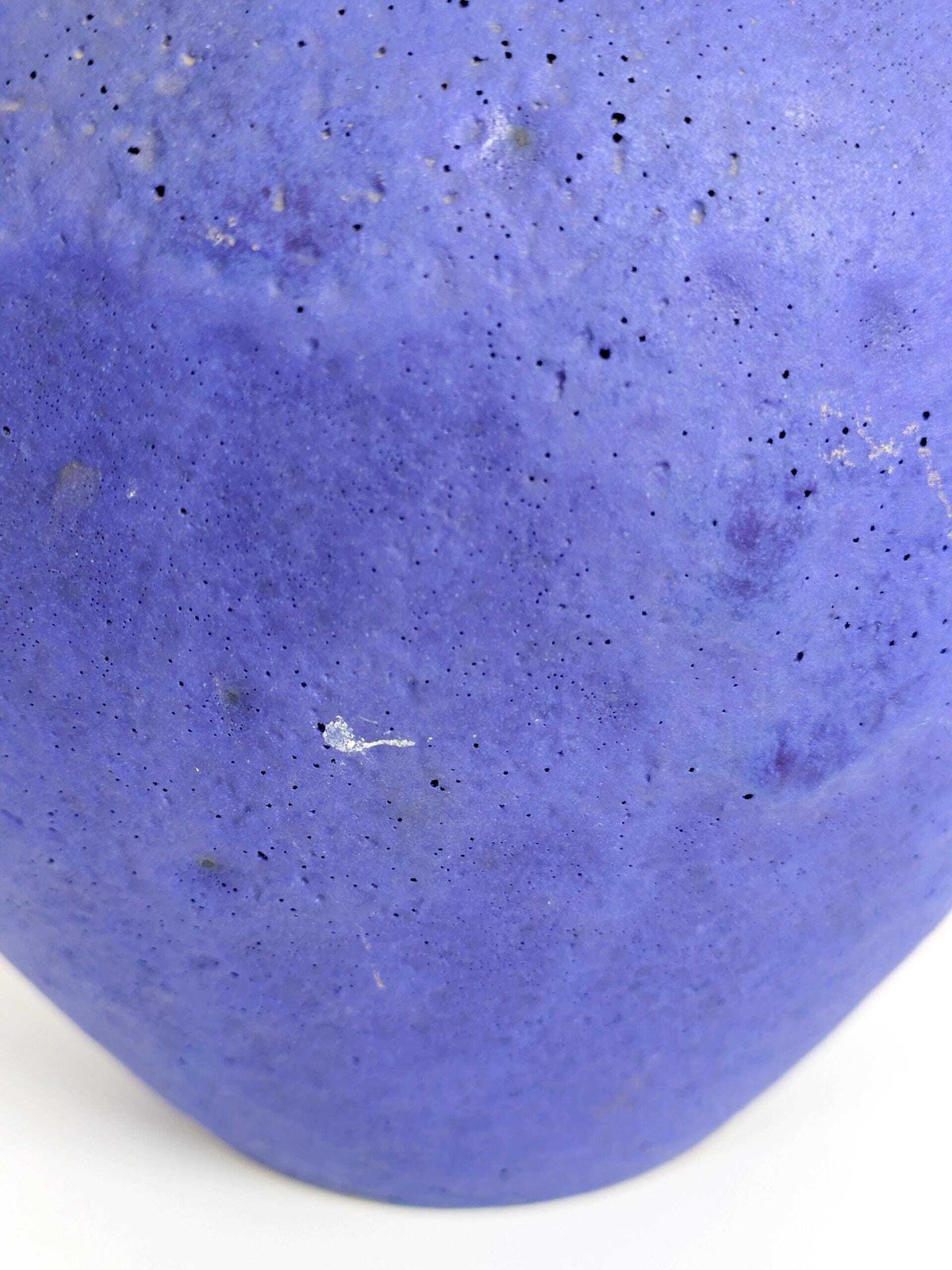 photo buy Midcentury Heyne Keramik Vase, Klein Blue Fat Lava Ceramic, West Germany 1960s, Signed