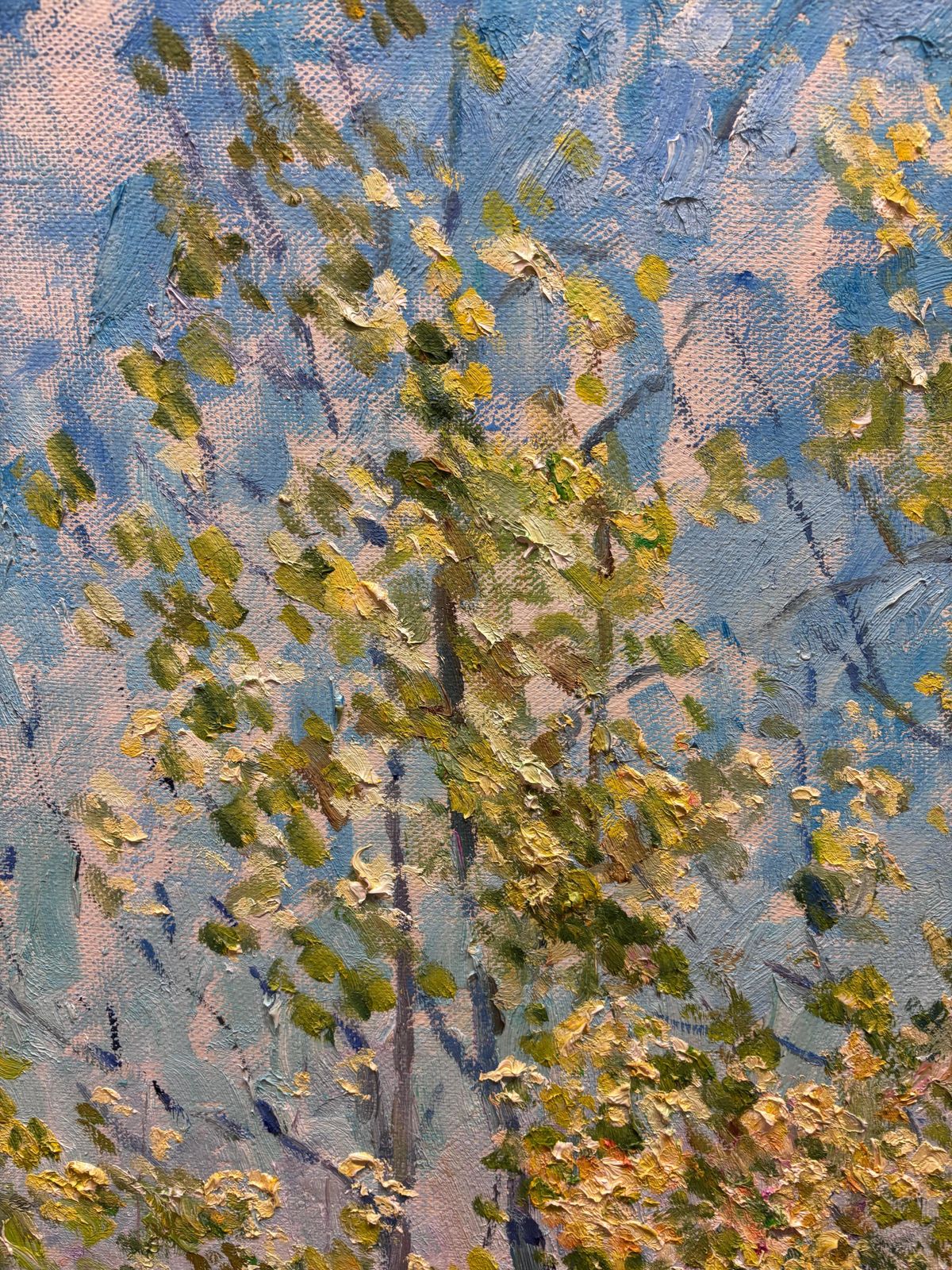 Georgy Moroz Autumn , Oil On Canvas photo vintage