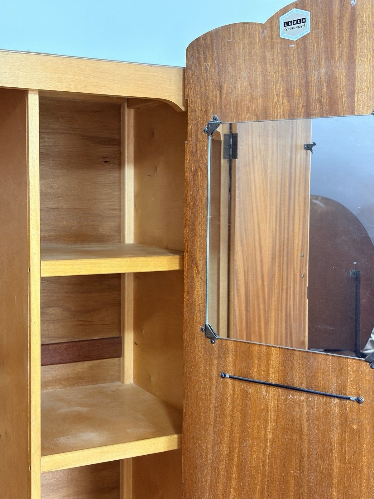 photo furniture Vintage Wardrobe Armoire Antique Art Deco  1930s Gentleman’s
