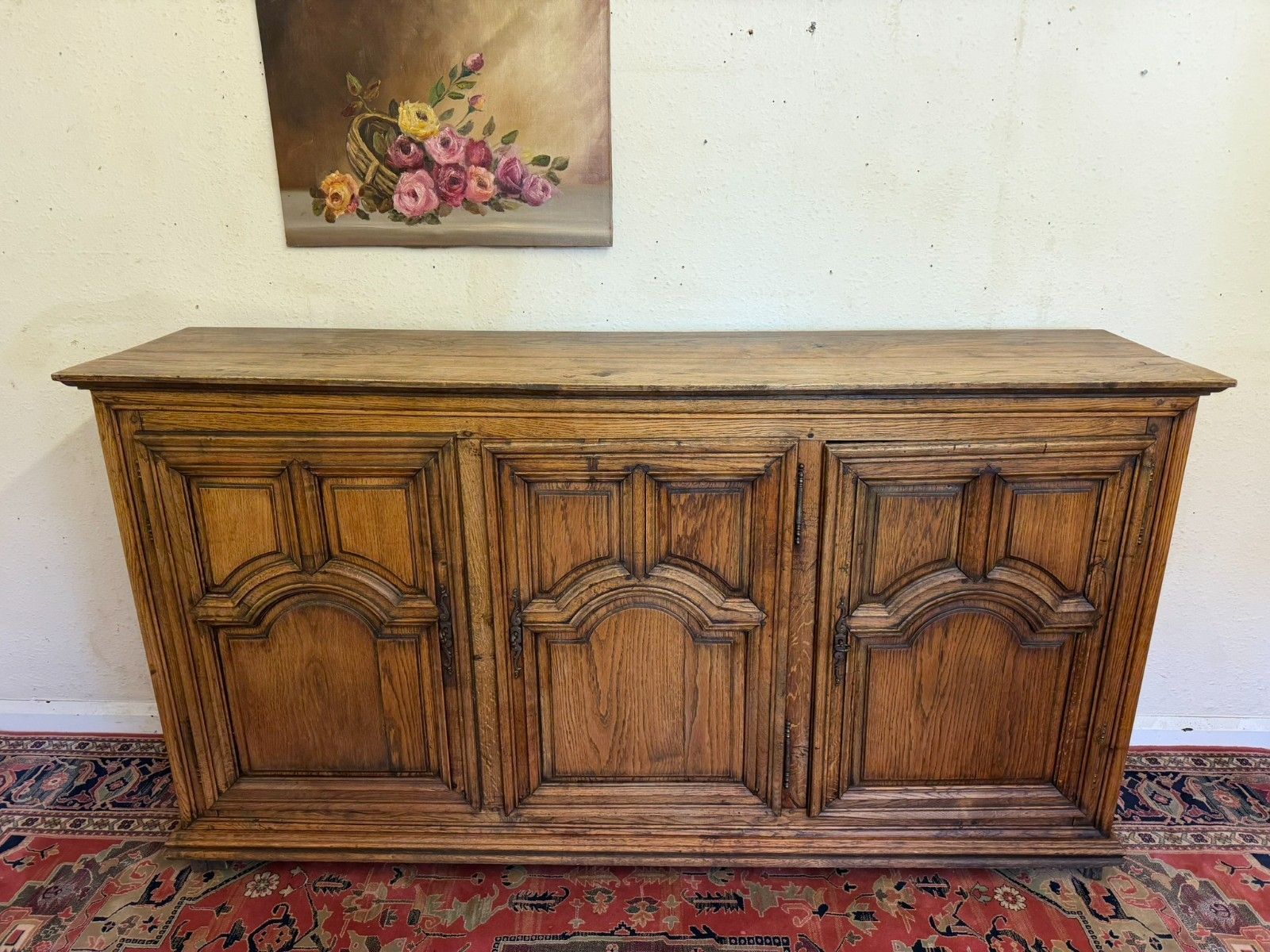 Qualty Antique French Three Door Dresser/Cupboard Circa 1900 photo Furniture