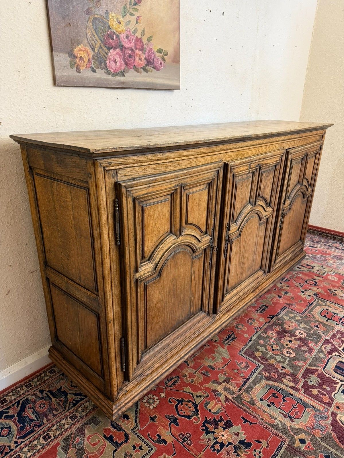Qualty Antique French Three Door Dresser/Cupboard Circa 1900 photo 895.0