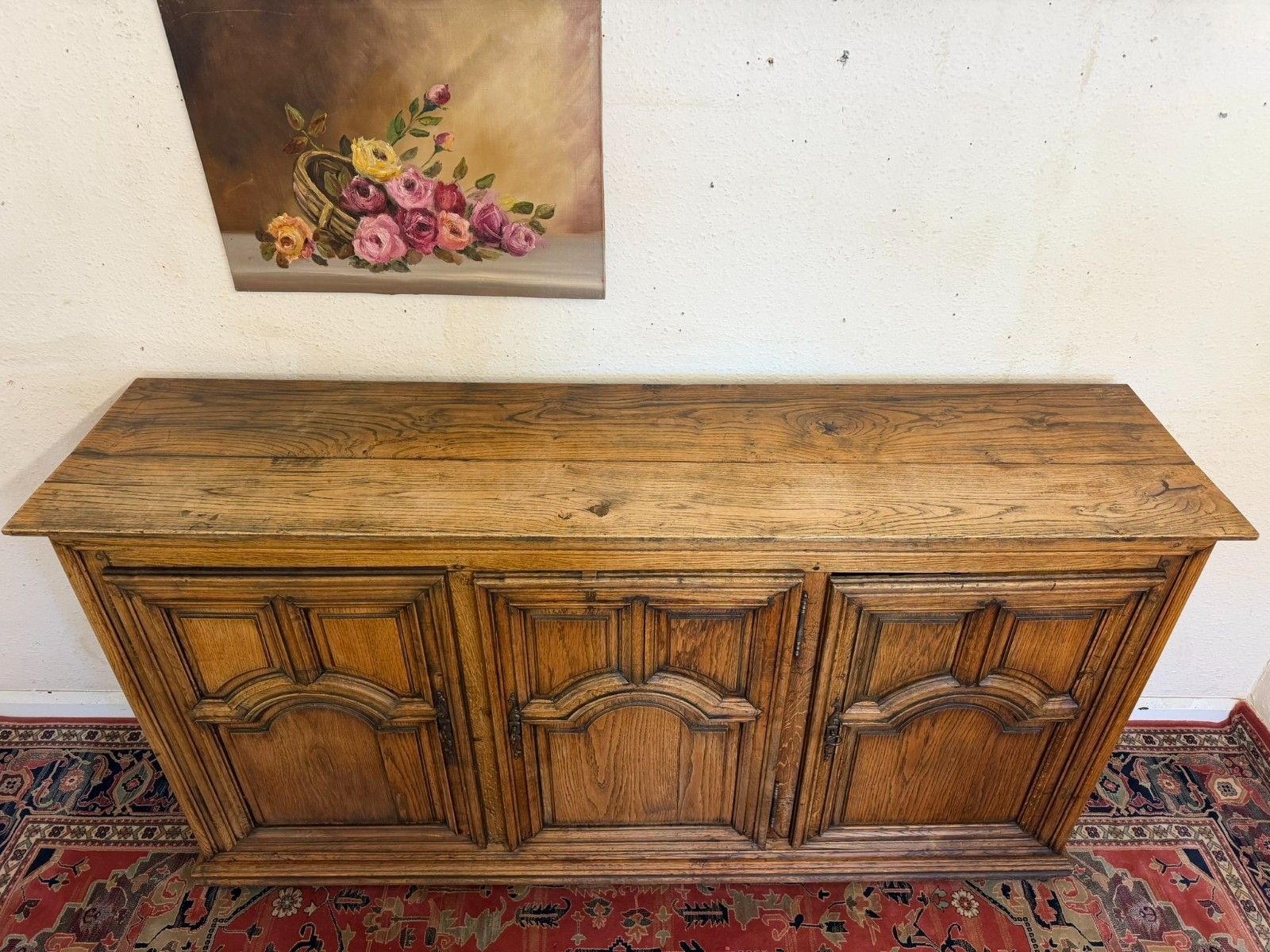 photo for sale Qualty Antique French Three Door Dresser/Cupboard Circa 1900
