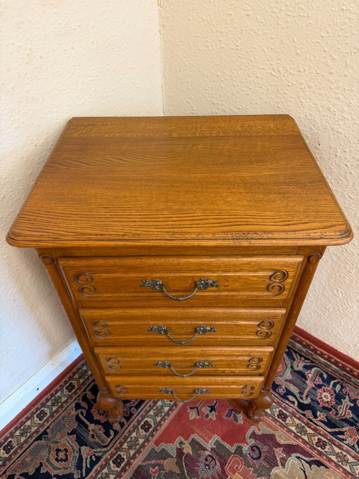 Neat Size French Chest Of Four Drawers Circa 1950 photo 245.0