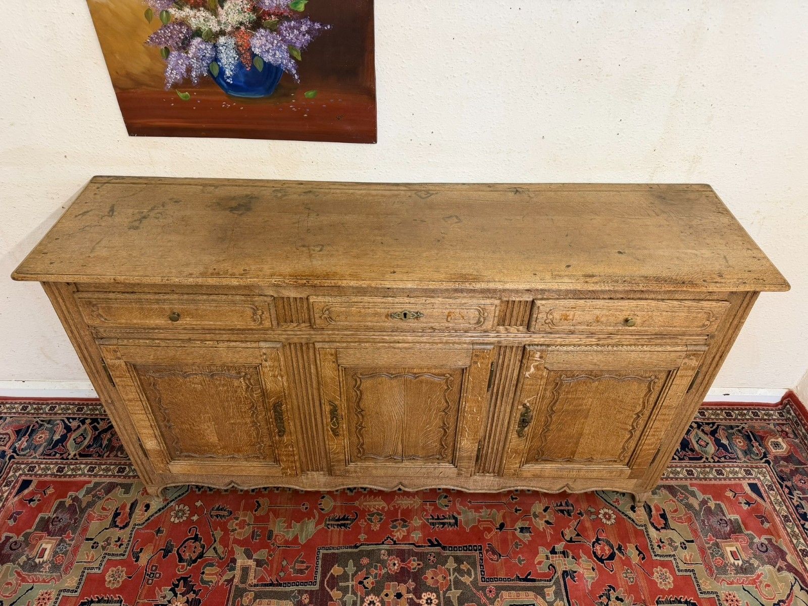 Quality Antique French Oak Dresser/Sidebaord/Cupboard Circa 1840 photo vinterior