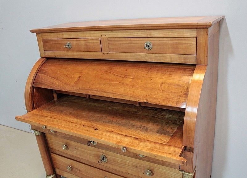 Empire Office Commode Bureau Cherry 19h photo vintage