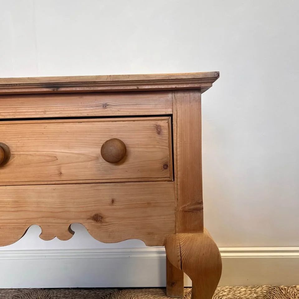 Large Georgian Style Pine Dresser Base photo for sale