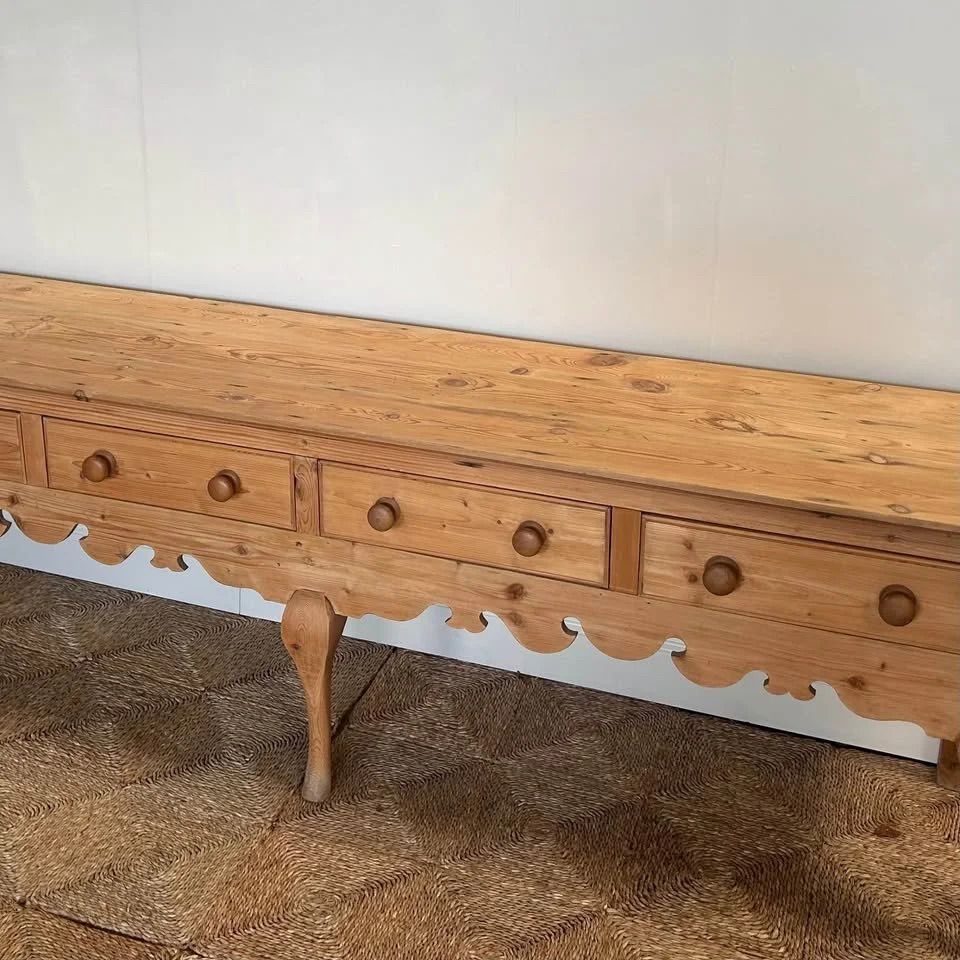 photo for sale Large Georgian Style Pine Dresser Base
