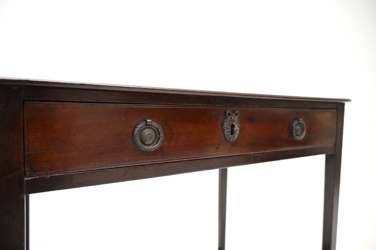 Antique Georgian Period Mahogany Side Table photo Furniture