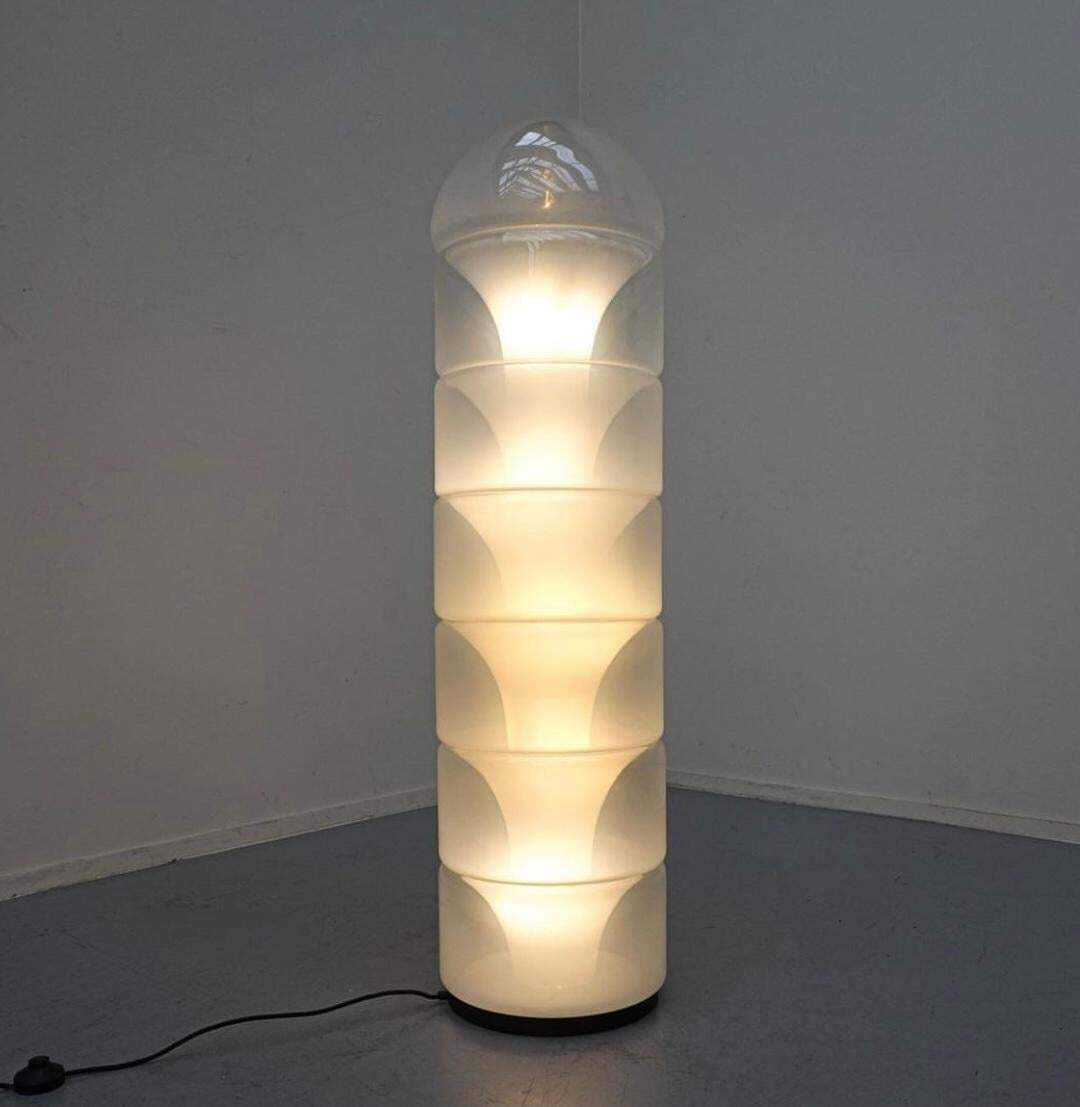 Sfumato Floor Lamp Model Lt316 By Carlo Nason For Mazzega, 1960s photo buy
