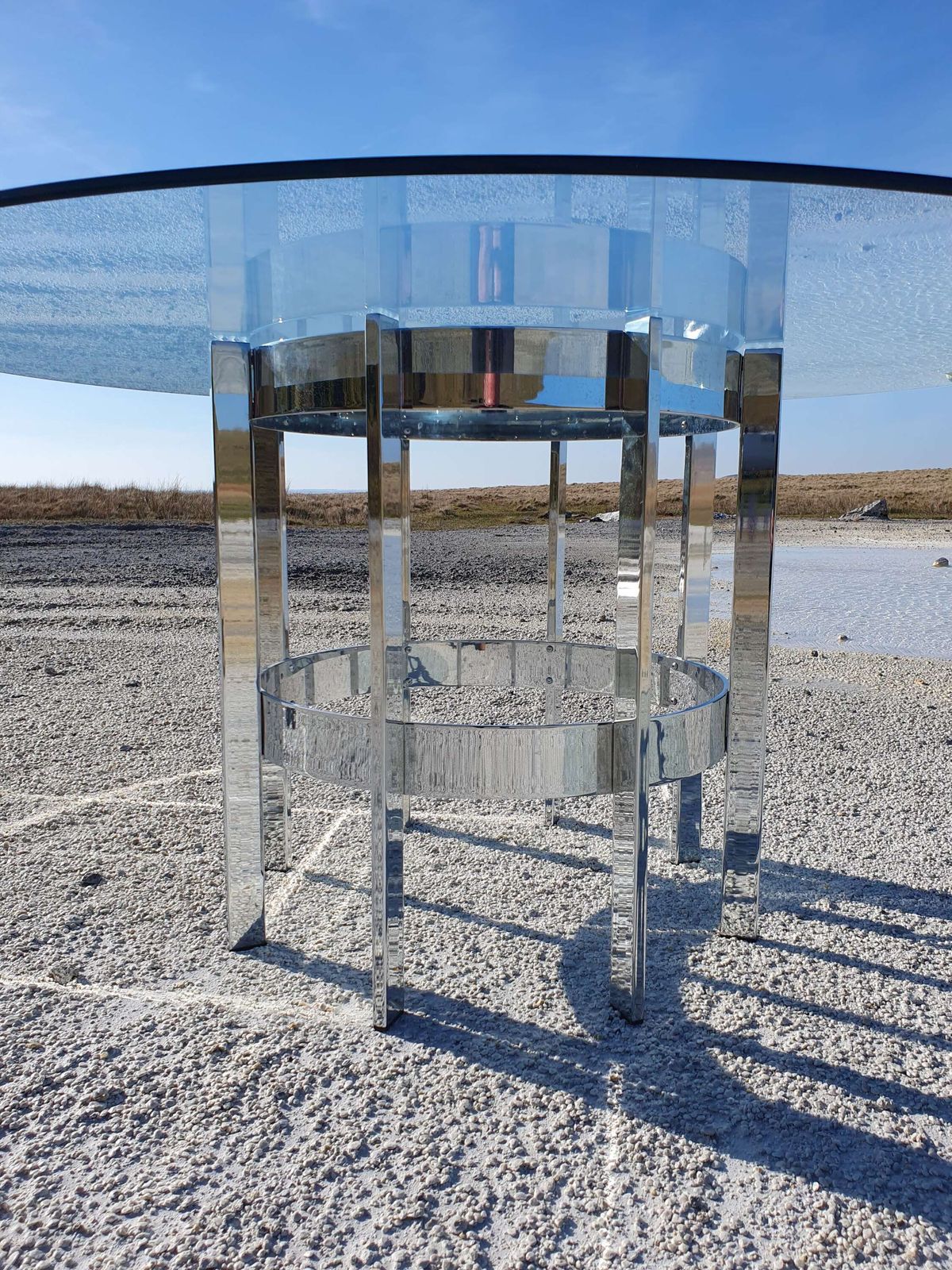 A Merrow Associates Circular "Preece" Dining Table Designed By Richard Young In The 1970s. photo buy