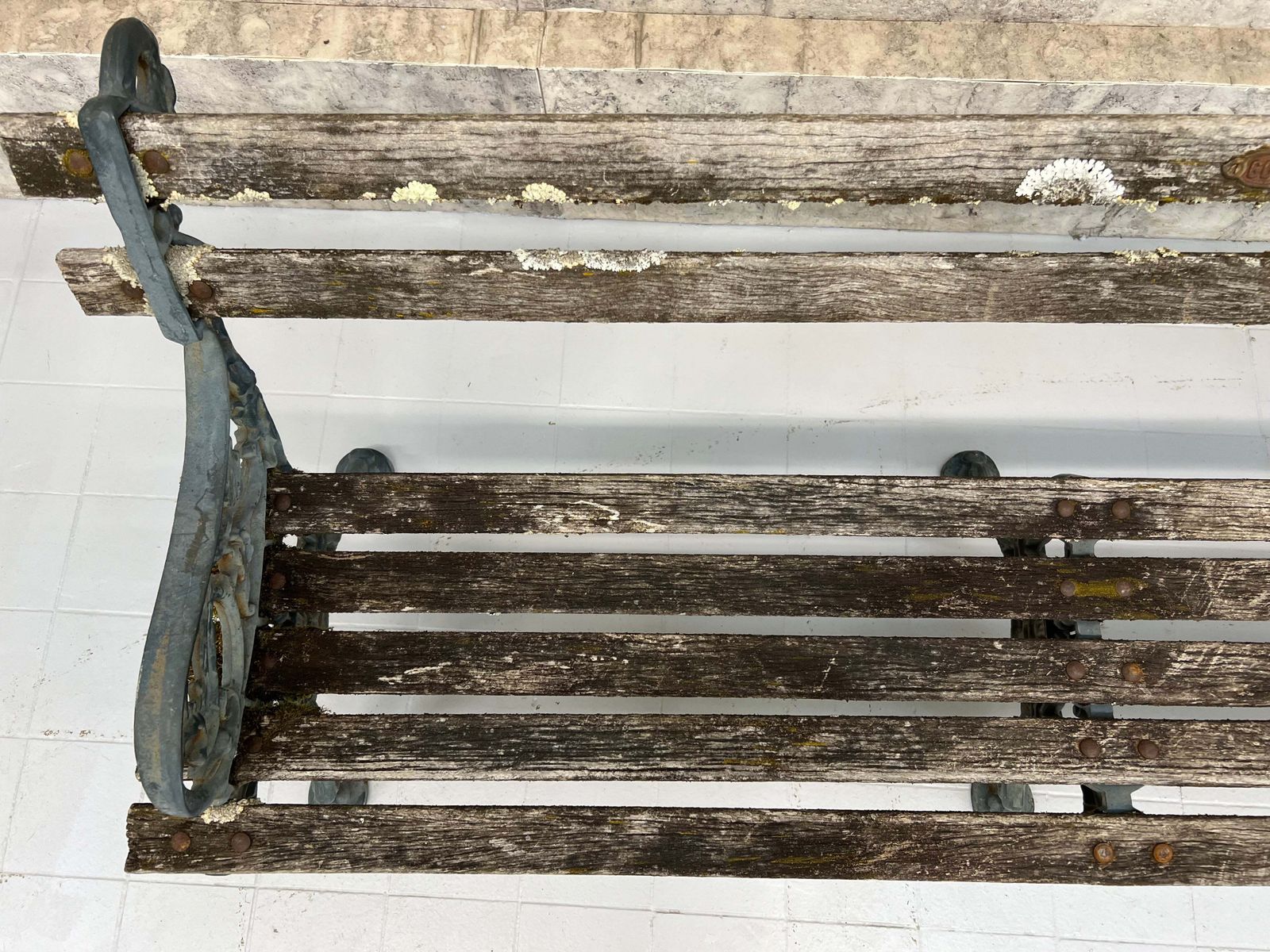 165.5cm Godin Garden Bench photo vintage