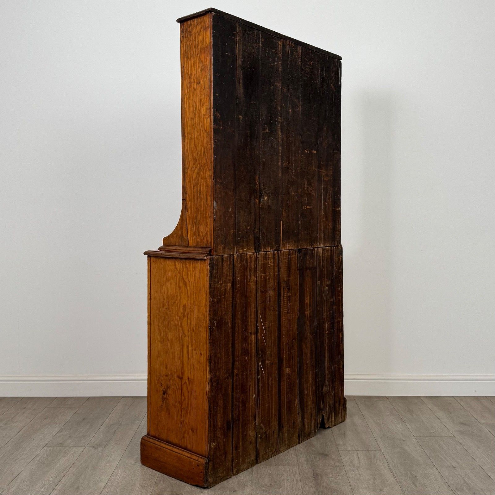 Antique 19th Century Victorian Pitch Pine Dresser ( Af 5563 ) photo vinterior