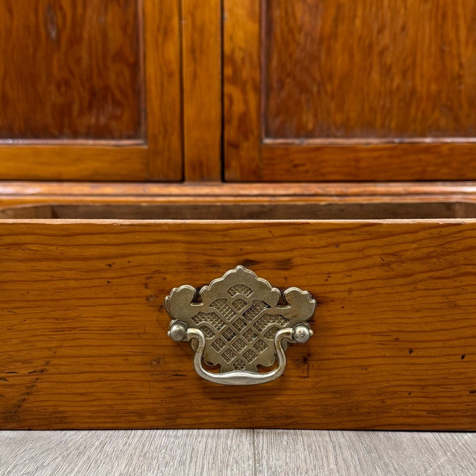 photo vinterior Antique 19th Century Victorian Pitch Pine Dresser ( Af 5563 )