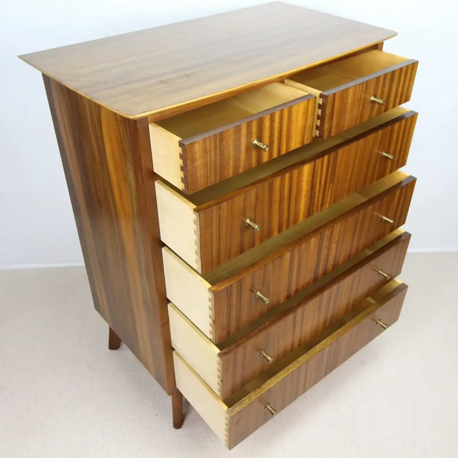 Mid Century Morris Of Glasgow Cumbrae Furniture 6 Drawers Chest Of Drawers   Made In Scotland photo buy